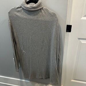 Reformation Gray Turtleneck Aspen Dress